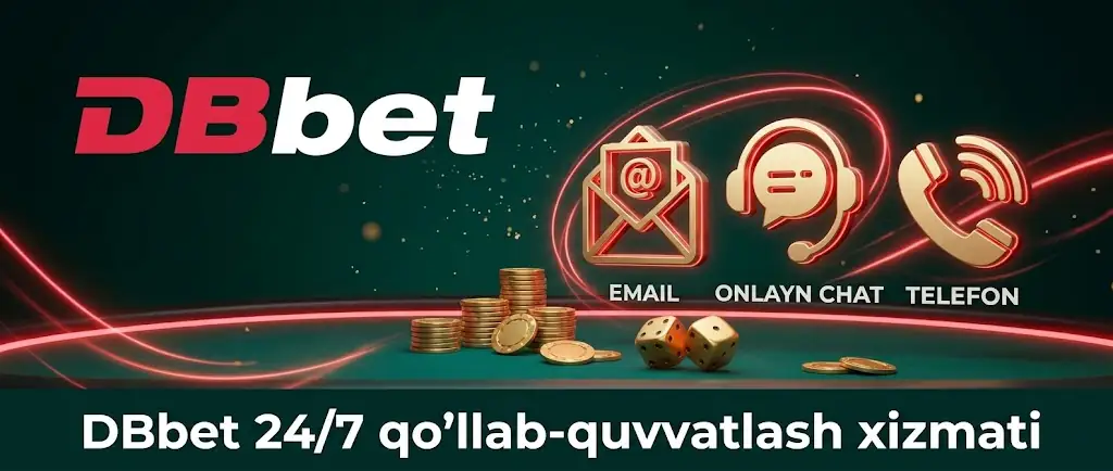 DBbet 24/7 qo'llab-quvvatlash xizmati